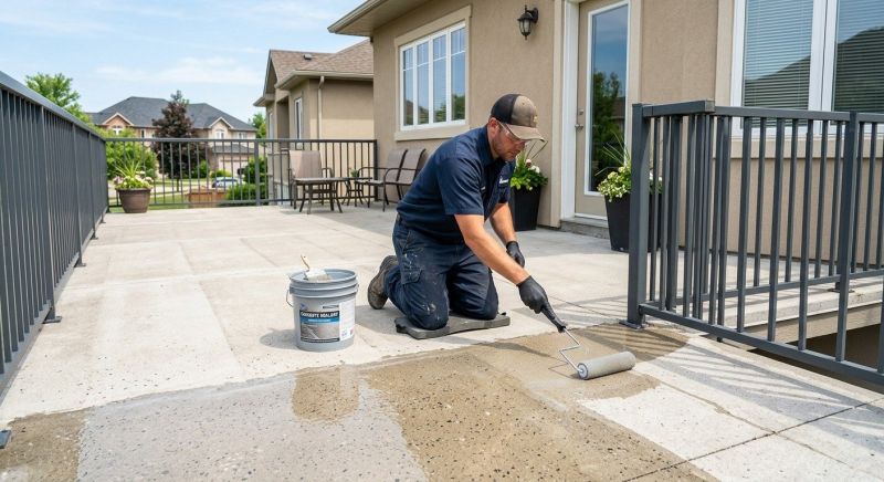 Stamped Concrete Sealing in Kansas City, KS